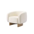 Barnaby Fauteuil  - Ivoire Chenille-view1