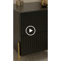 Lexington Table de chevet - Noir-view4