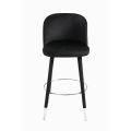(ID:37292) Bellucci Counter stool-J-1178- Black Shiny Silver-view4