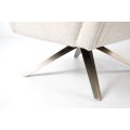 Brodie Swivel Chair – Light Taupe Chenille – Bronze Base-view5