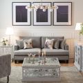 Brunswick Three Seat Sofa - Dove Grey-view2
