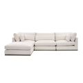 Burbank Four Seat Sofa With Footstool-view1