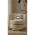 Calvin Draaifauteuil Carrara-view4
