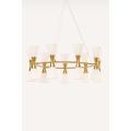 Camille Chandelier Brass-view1