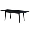 Capri Black Extending Dining Table and 6 Hera Chairs-view2