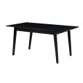 Capri Black Extending Dining Table and 6 Hera Chairs-view3
