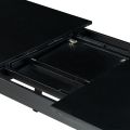 Capri Black Extending Dining Table and 6 Hera Chairs-view4