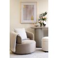 Carlton Fauteuil pivotant - Taupe   -view2