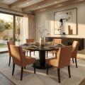 Chatsworth dining chair -Terracotta-view3