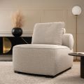 Cleo Chaise longue - Taupe Boucle-view2