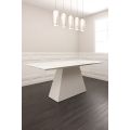 Loretta Table and 6 Alveare Silver Chairs - Chalk-view4