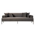 Duke 3-Sitzer Sofa - Karbongrau -view1