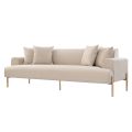 Duke Three Seat Sofa – Limestone-view1