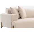 Duke Three Seat Sofa – Limestone-view5