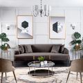Duke 3-Sitzer Sofa - Karbongrau -view2