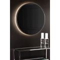 Eclipse Miroir mural illuminé en chrome-view1