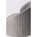 Ella Tabouret de bar, piétement argent - Gris colombe -view5