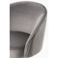 Ella Tabouret de bar, piétement argent - Gris colombe -view6