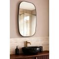 Emmerson Wall Mirror - Matt Black -view2
