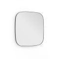 Emmerson Soft Square Mirror - Matt Black-view1