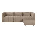Essen 3-Sitzer Ecksofa - Taupe-view3