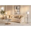 Fairfield 3-Sitzer Sofa – Kreideweiß – Basis Silber-view2