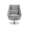 (ID:37461) Finley Swivel Chair - C-341 - Dove grey-view2