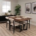 Finley Extending Dining Table and 6 Hera Dining Chairs-view2