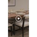 Finley Extending Dining Table and 6 Hera Dining Chairs-view3