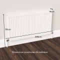 Anastasia Cache-radiateur ajustable - Noir-view7
