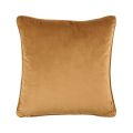Coussin Carré en velour - Gingembre-view1