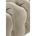 Grosvenor 2-Sitzer Sofa - Taupe - Silber-view8