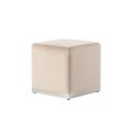 Harper Tabouret, base argent - Craie-view1