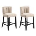 Hatfield Set de 2 tabourets de comptoir - Limestone-view1