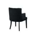 Hatfield Carver Chair - Black Velvet               -view3