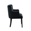 Hatfield Carver Chair - Black Velvet               -view5