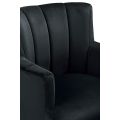 Hatfield Carver Chair - Black Velvet               -view6
