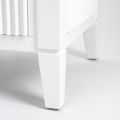 (ID:37425) Heidi (HD-1) Bedside Table - White - Brass handles -view3