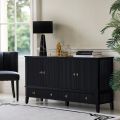Heidi Sideboard - Svart - Mässing/Silver -view2