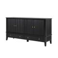 Heidi Sideboard - Svart - Mässing/Silver -view1