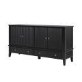 Heidi Sideboard - Svart - Mässing/Silver -view7