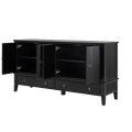 Heidi Sideboard - Svart - Mässing/Silver -view4