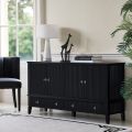 Heidi Sideboard - Svart - Mässing/Silver -view3