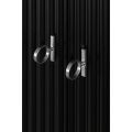 Heidi Black Wardrobe Brass/Silver -view7