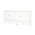 Heidi Dressoir Wit - Messing/Zilver-view1