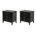 Heidi Set 2 tables de chevet -Laiton/Argent -Noir-view4