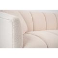 Herbie Three Seat Sofa - Ivory Borg – Black Base -view5