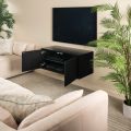 Inga Black Oak Floating Sideboard -view3