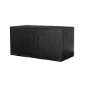 Inga Black Oak Floating Sideboard -view1