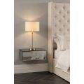 Inga Smoked Mirror Floating Bedside Table-view2